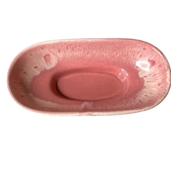 Vintage Pink Dish Haeger Pottery - Picture 2 of 5